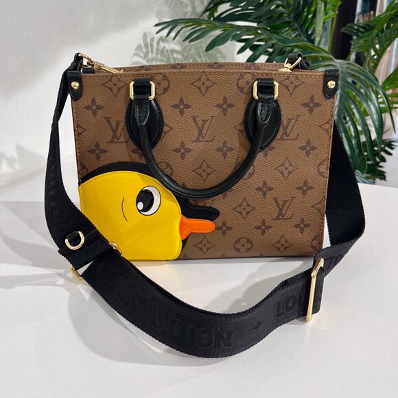 Louis Vuitton Reverse Monogram Mini Duck Tote - Picture 1 of 11